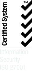 Information Security ISO 27001 Certified System