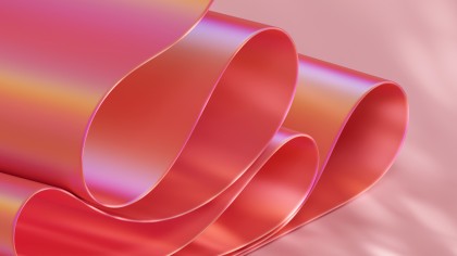 Abstract 3D image of glossy curved layers of plastic