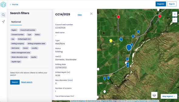 Screenshot of Wells Aotearoa New Zealand