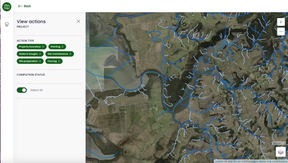 Screenshot of Kaipara Moana Remediation