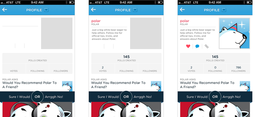 Skeleton placeholders and progressive loading